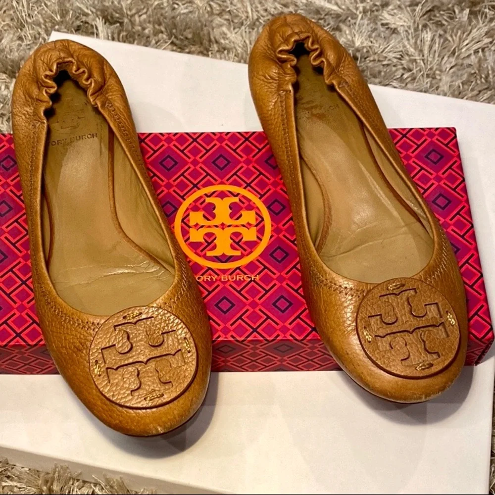 Tory Burch Flats Tan 8.5 - Picture 2 of 6